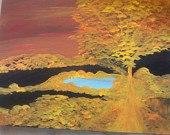 A BEAUTIFUL COLORFUL ACRYLIC PAINTING ON CANVAS PANEL.. BY BEN 3EAGLES
SHIPS INTERNATIONALY
ONLY $425