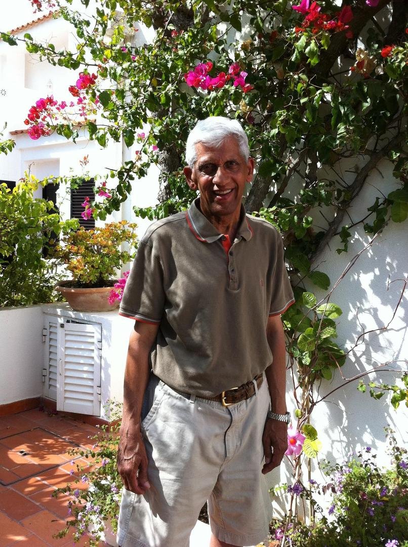 Outside our timeshare in the Algarve