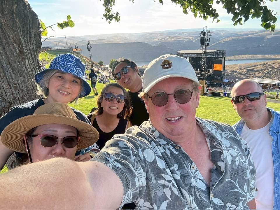 Hanging out with friends at The Gorge Amphitheater for the Tedeschi Trucks concert. Amazing concert venue! Great show!