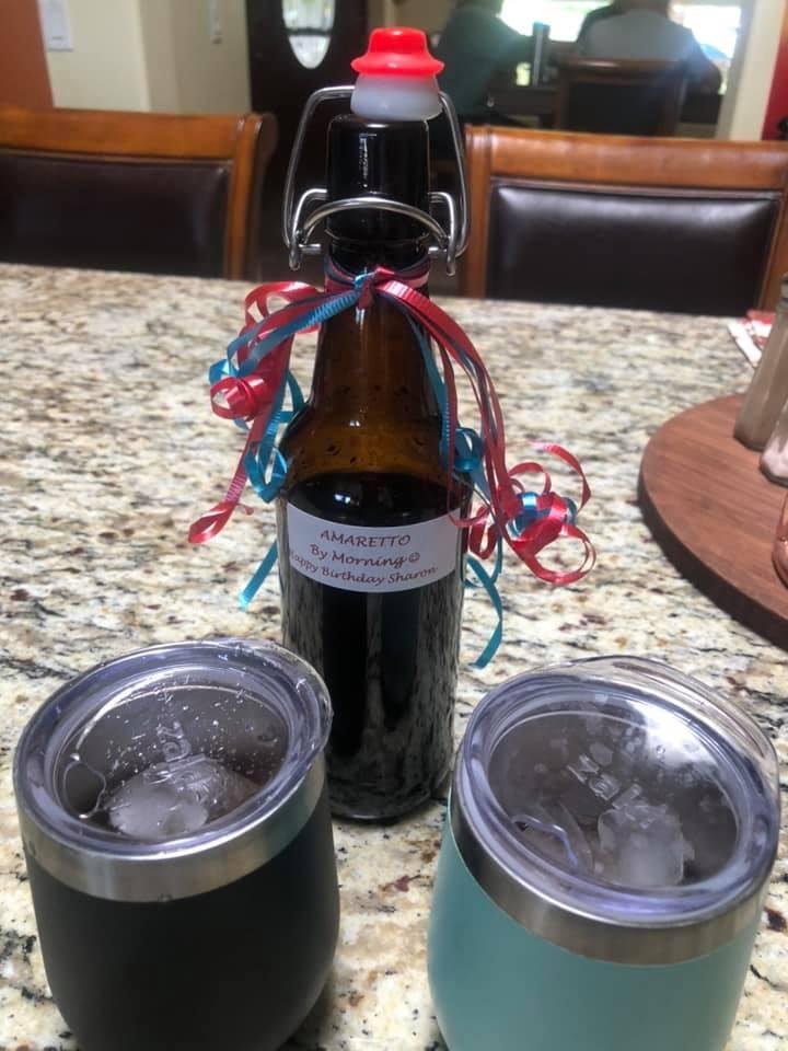 Homemade Amaretto!
Thank you Valerie Boerner! Ginger and I are really enjoying it!