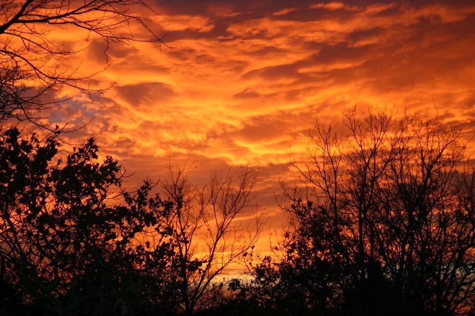 Taken a mile and half East of Tinker AFB, Friday Dec 16, 2016.