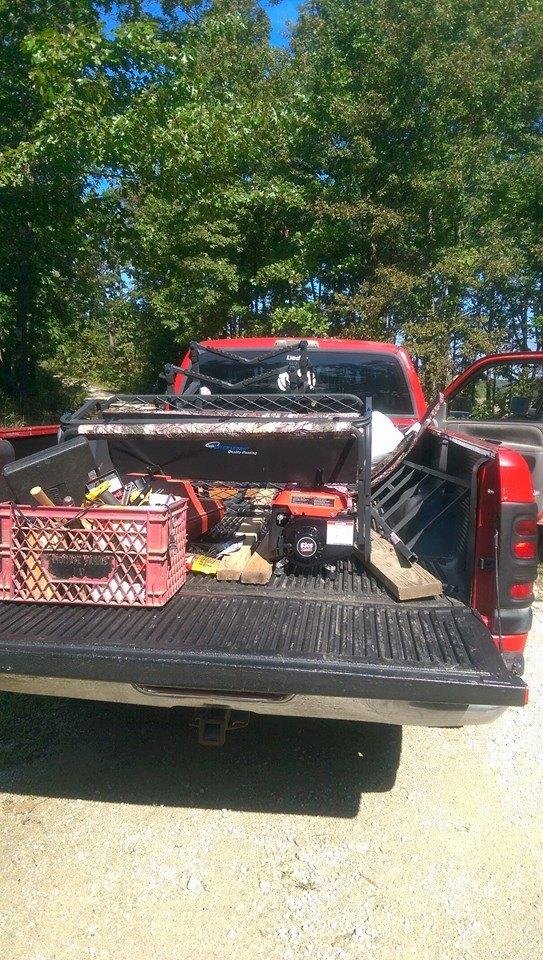 Deer standin' day...one of three fo da trees!
