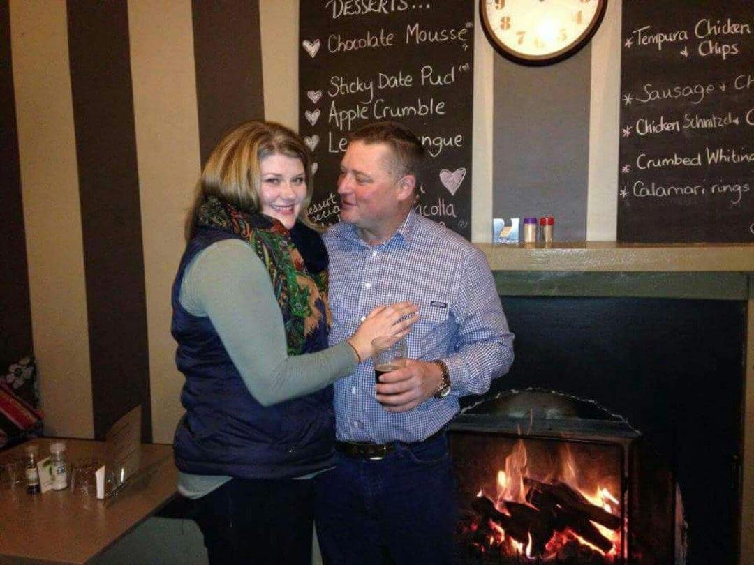 Allyson Carr and Adam White.
