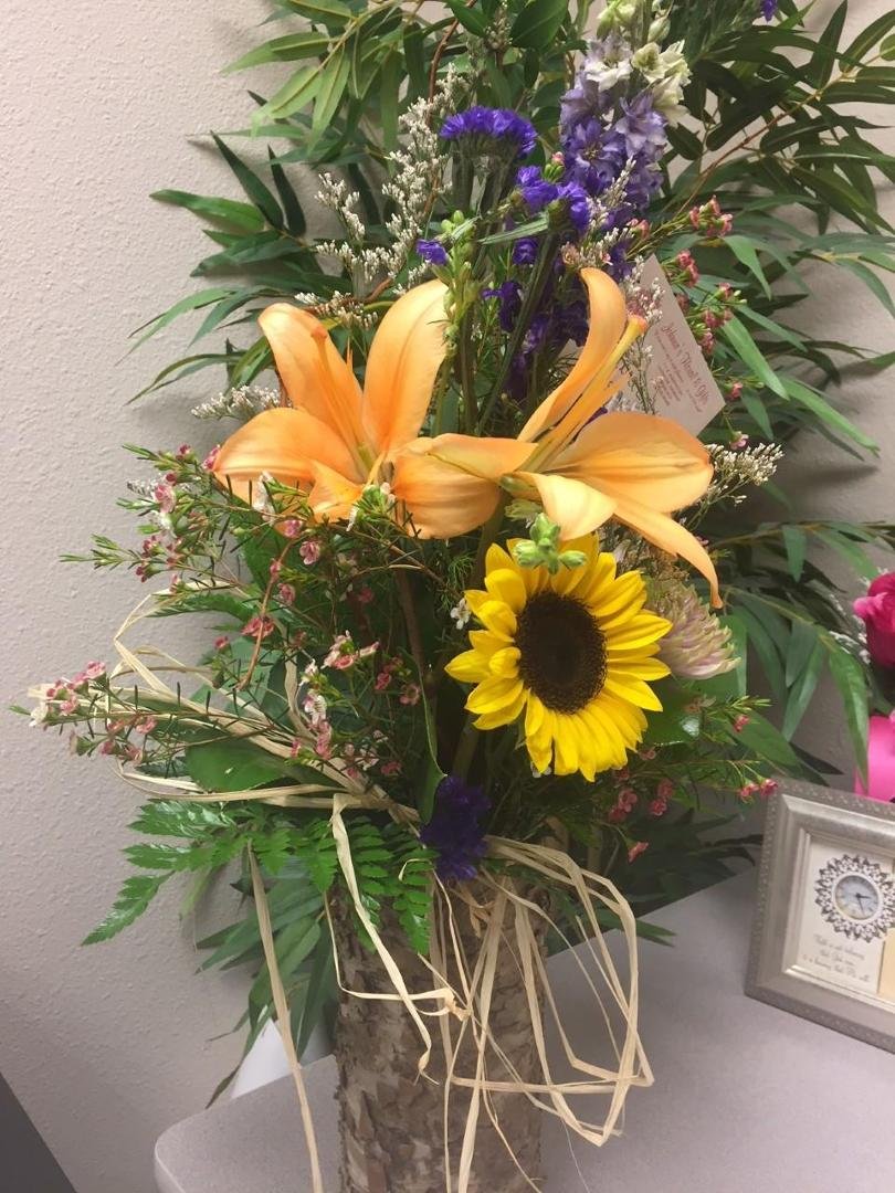 Flowers from my awesome husband. He's the best!