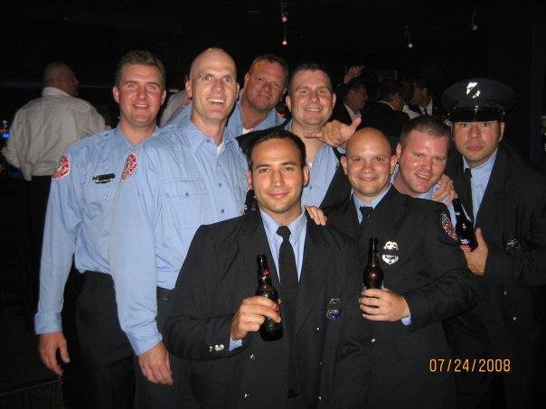Guys at Ryan Hummerts' funeral.