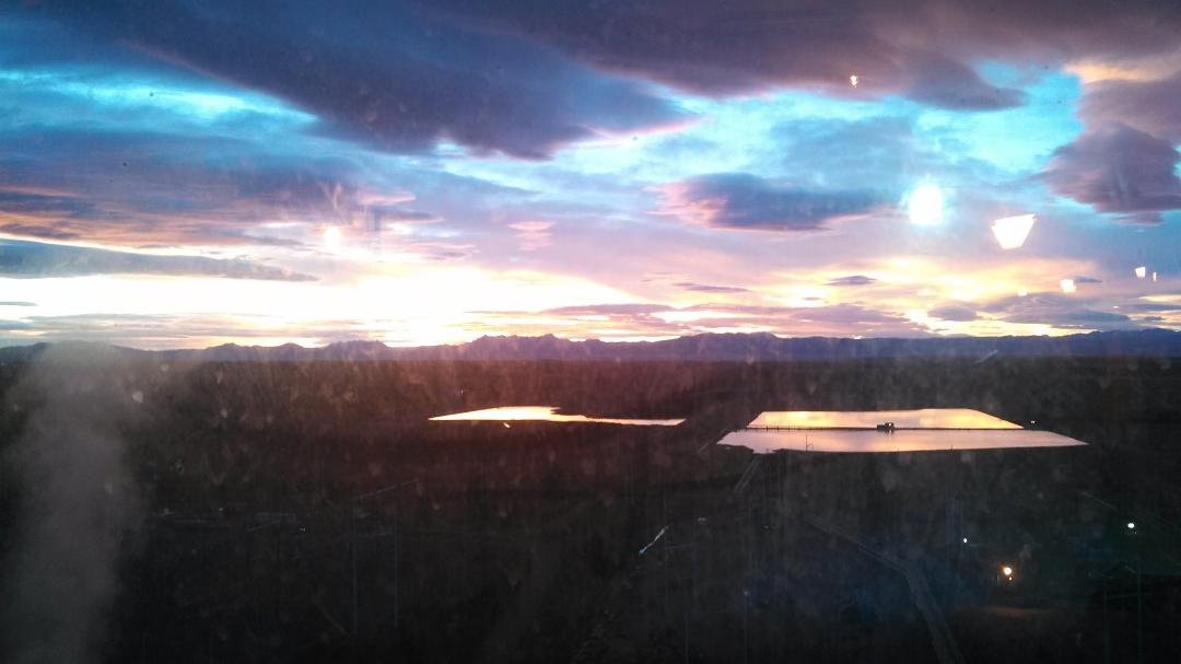 Sunset in Wyoming this evening