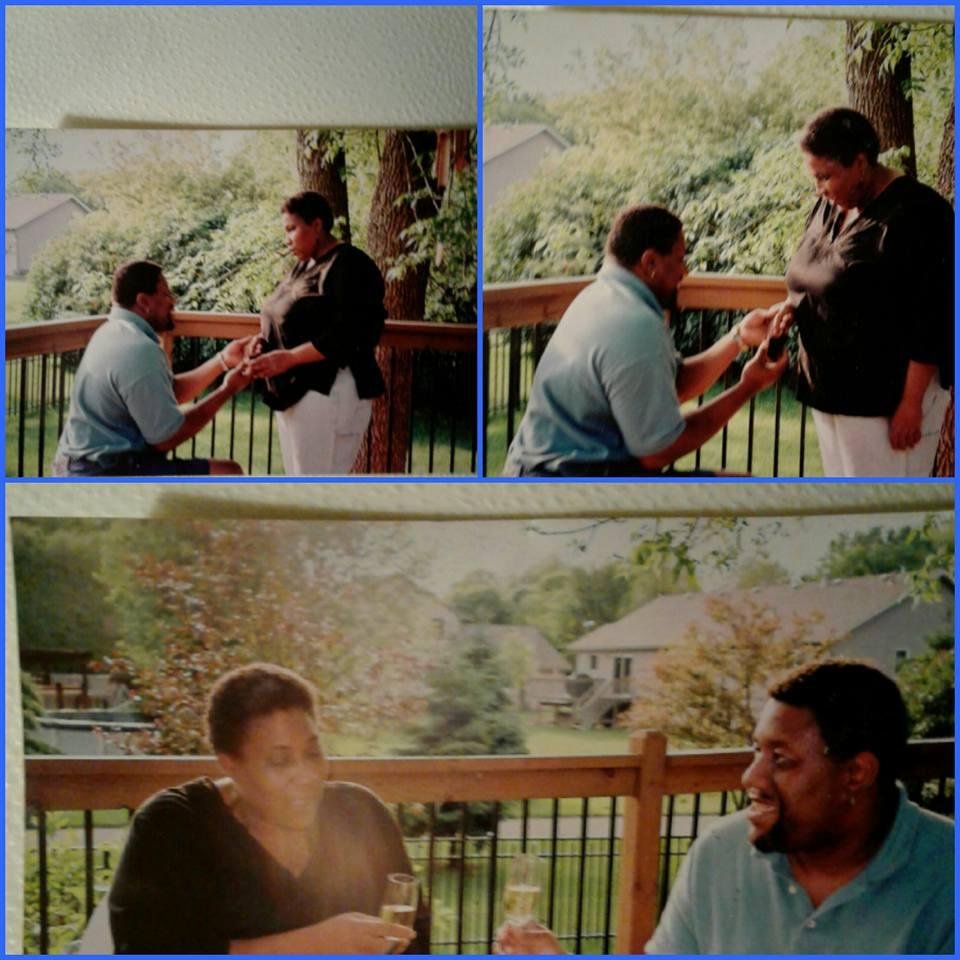 Proposing to my sweetie Leah.(2005)