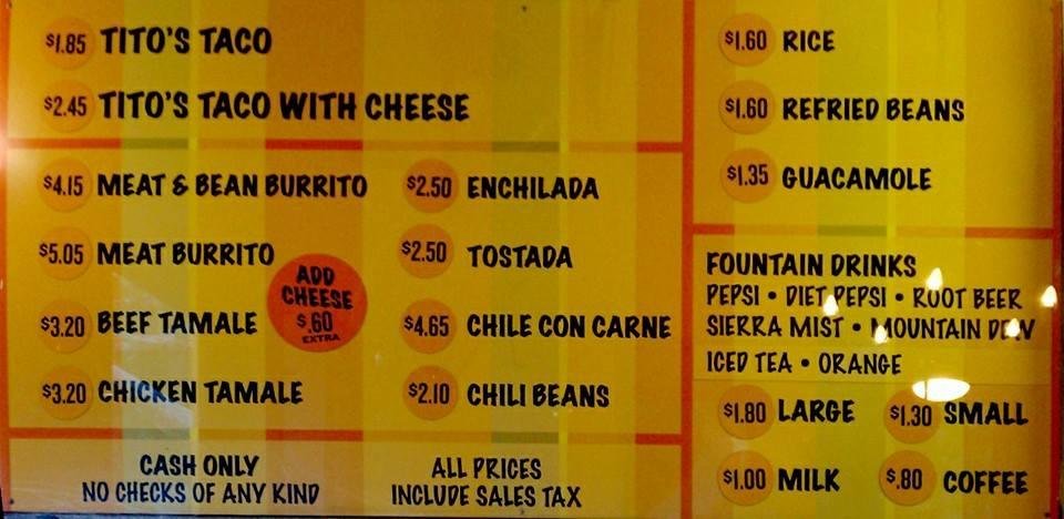 Tito's Tacos is better than Roscoe's Chicken & Waffles. And don't TOUCH my Roscoe's I love it TOO much.