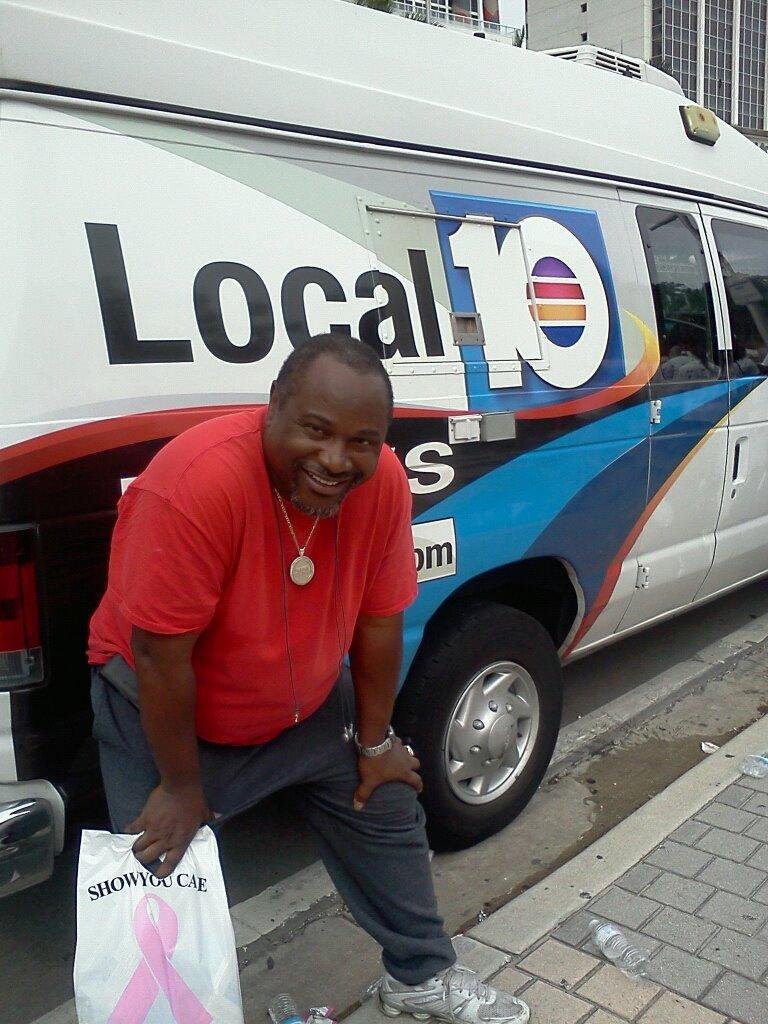 Channel 10 wanted to interview me but Simply told them I'm there for the kids