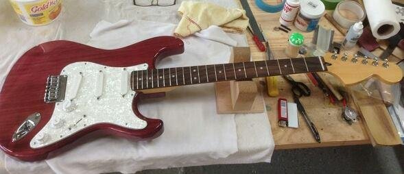 My finished strat....