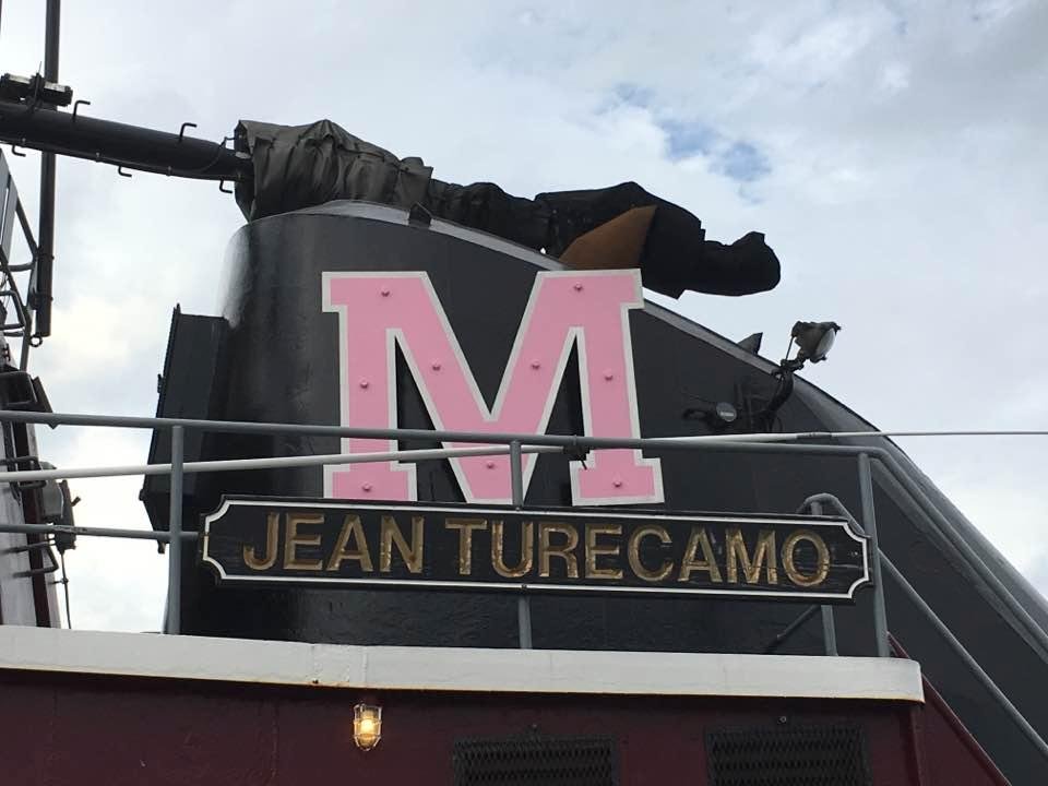 The ' Tower of Power ' Jean Turecamo first in Norfolk fleet to sport her pink M's in support of BCA month