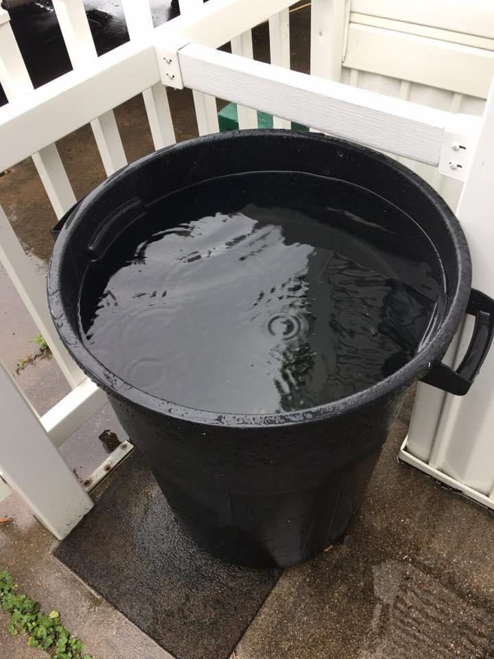 My rain gage at Lake Granbury.