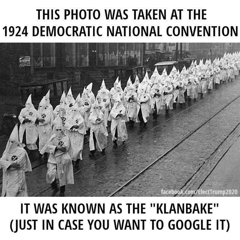 The way the government media complex is talking up white supremacist gangs lately you'd think they would be on every street corner, but the only ones I could find were Democrats...