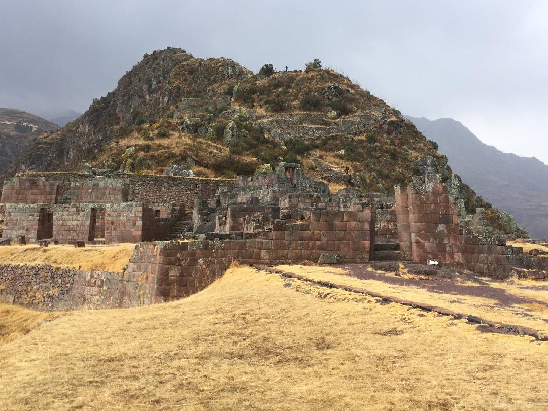Fascinating sacred site of temples and unexplained buildings. Ancient Monoliths topped with much more recent Inca stones.