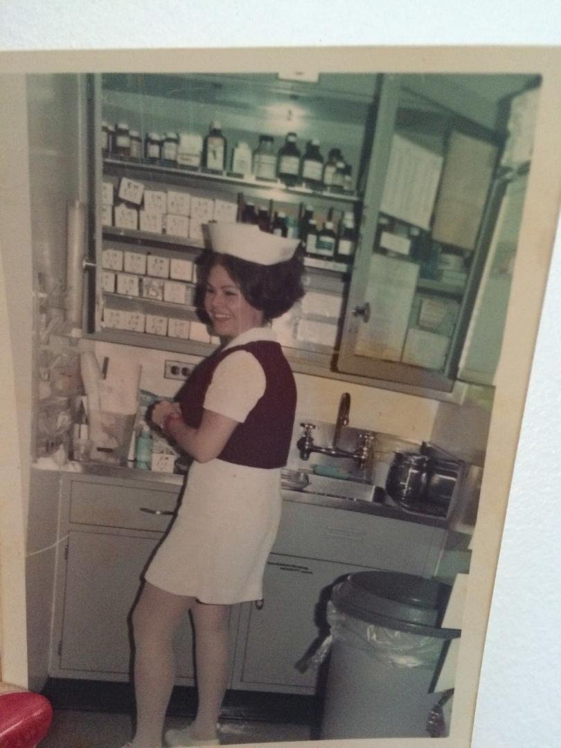 TBT Nurses remember when The cap  was mandatory?