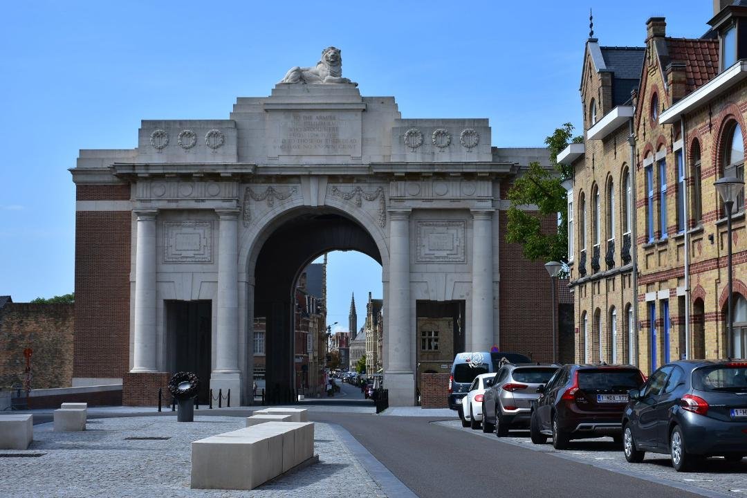 Ypres, Belgium, site of 4 year siege by the Germans on the Western Front