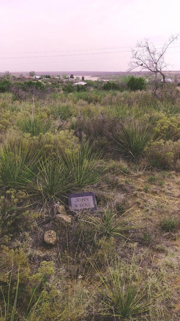John Wayne's grave on Boot Hill