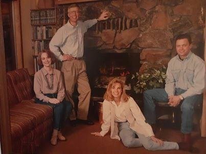 Mother's Day makes me thankful for my kids, Rob and Jenny and my wonderful husband, Bob, who made it all possible.