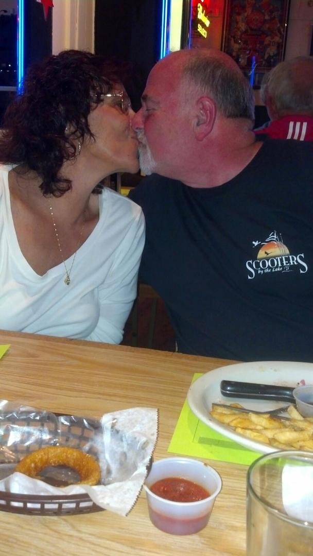 Tina & John at Scooters in Andover.  What a lovely couple!