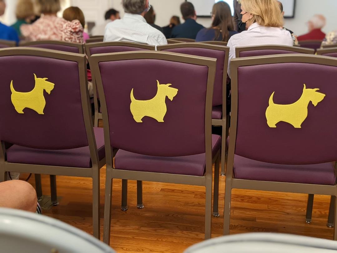 What you see when you're attending a lecture at Agnes Scott