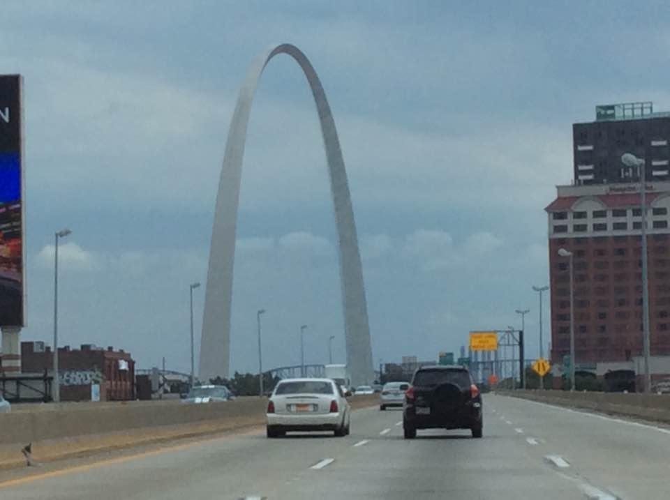 Gateway Arch in St. Louis. Home tomorrow!