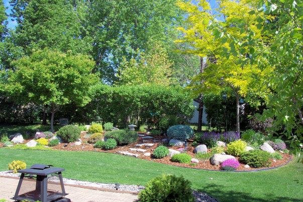 This was our garden last spring.  It is a work in progress!