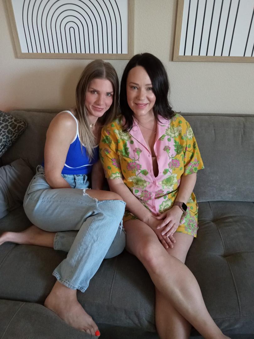 My granddaughter jessica and her good friend emma