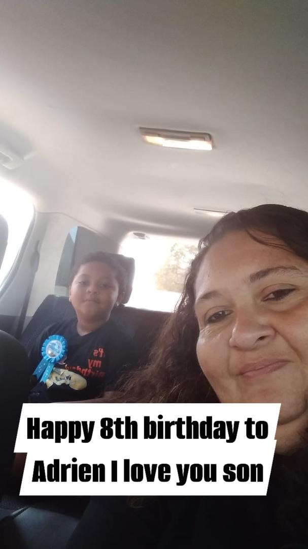 On the way to the arcade for his party