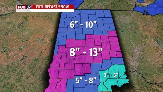 my yard stick is planted to see how reliable the weather men are.....