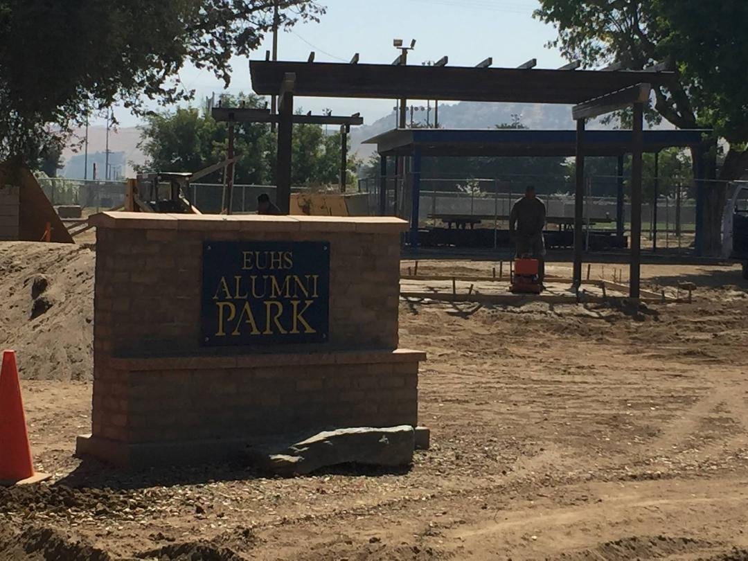 They are working on alumni park