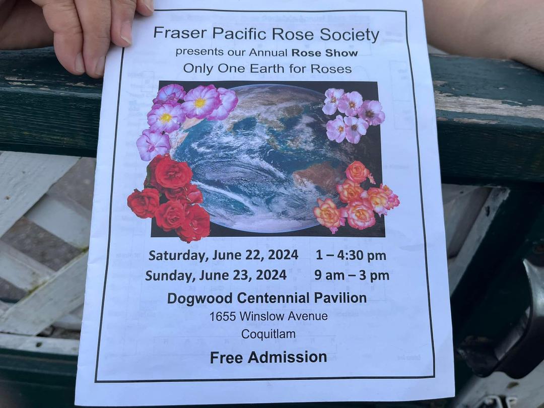 Going to a rose show!!!