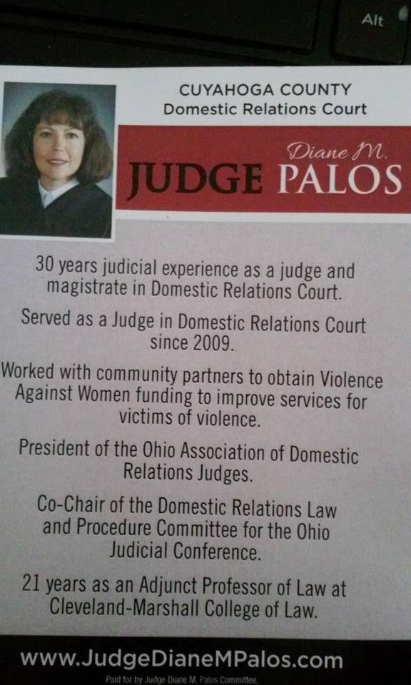 Vote for Judge Diane Palos.
