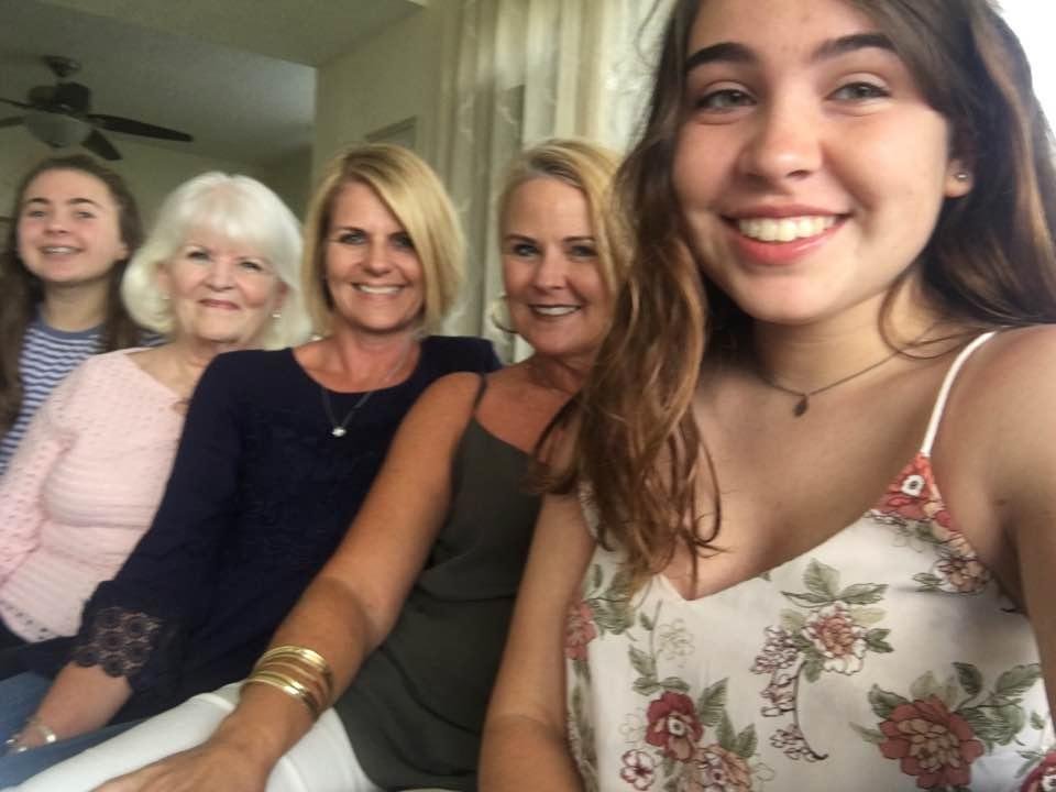 Weekend with my daughter, granddaughter and nieces.
