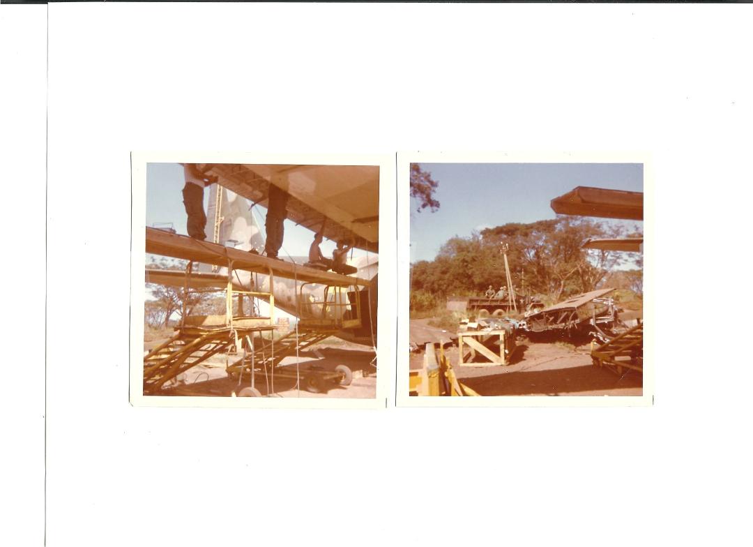 C130 Wing change Vietnam 1968