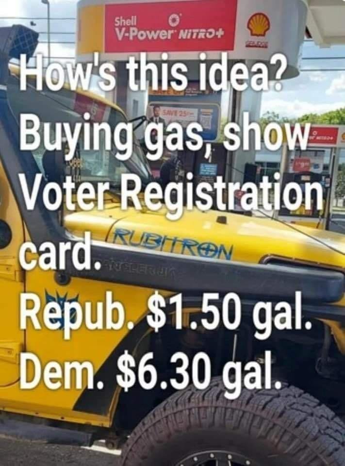 Thought this was truly a wonderful answer to the voter issues so I borrowed it to post!