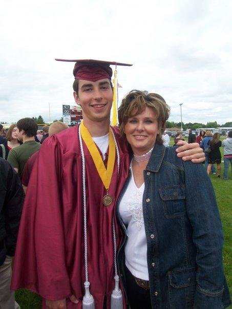 Cody and I at his graduation!
