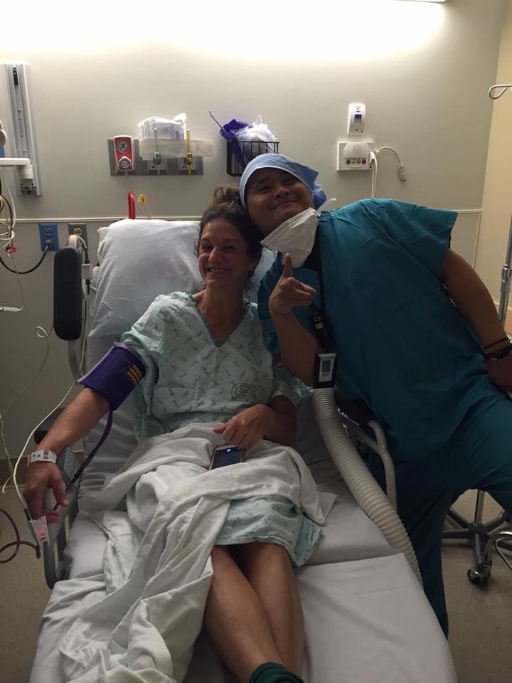Checking Kelly in at Swedish this morning for her Hip Replacement Surgery, obviously her Surgeon thinks it's a Party???? Many Blessings to my wife and best friend that she will be pain free and healthy soon❤️