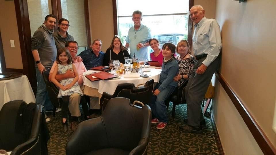 Celebrating Artie and Maryanns 50 anniversary with family. Remembering Maryann in heaven. Love and miss you dearly