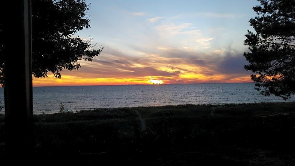 Last night at Lake Michigan