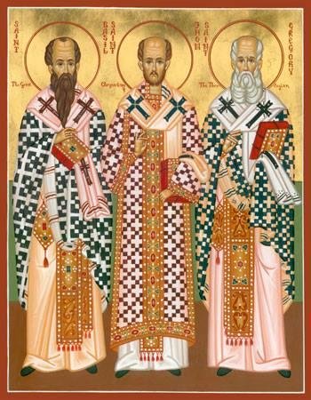January 30
† Synaxis of the Three Holy Hierarchs: St Basil the Great, St Gregory the Theologian, and St John Chrysostom
    This feast was instituted during the reign of Alexis I Comnenus (1081 1118). A dispute arose in Con