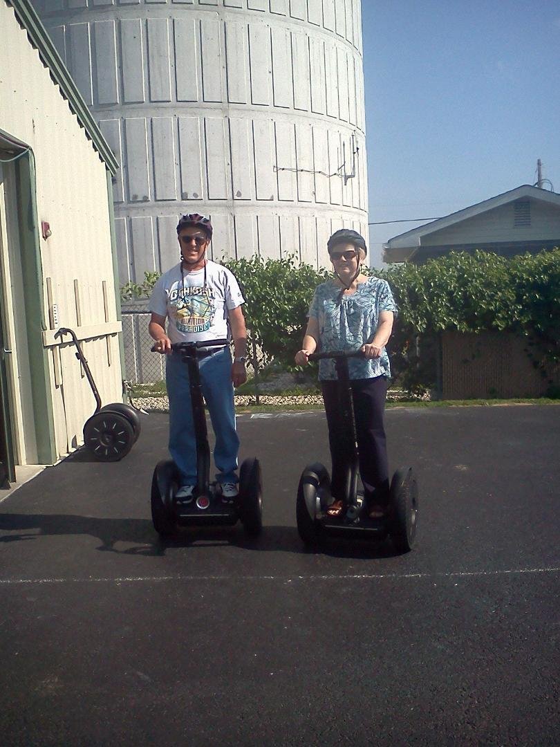 We rode Segways when we were in Branson. It was fun so if you ever get the chance to try it you will enjoy it.