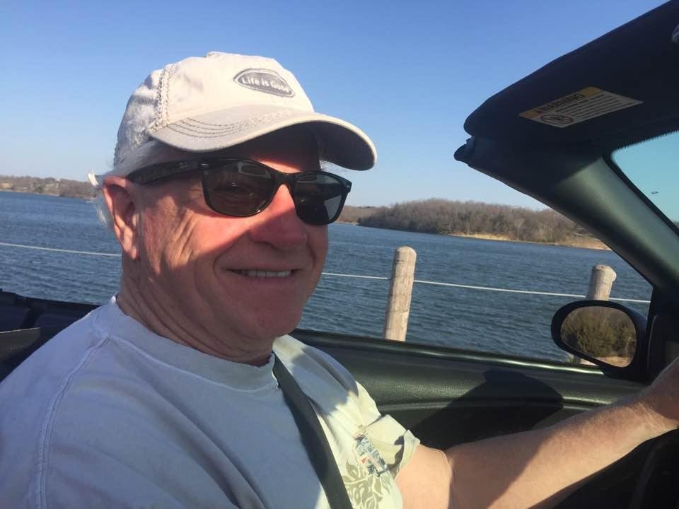 82° in Shawnee Kansas. Enjoying the last day of winter in our red Mustang GT convertible