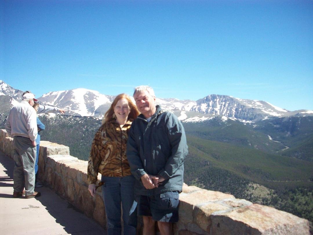 After 35 years, she is still the one. Happy anniversary to my wife, Lynn Rogahn. (Somewhere we have a photo of ourselves in the same spot in 1979, a year before we were married, but durned if I can find it. Anyway, we haven