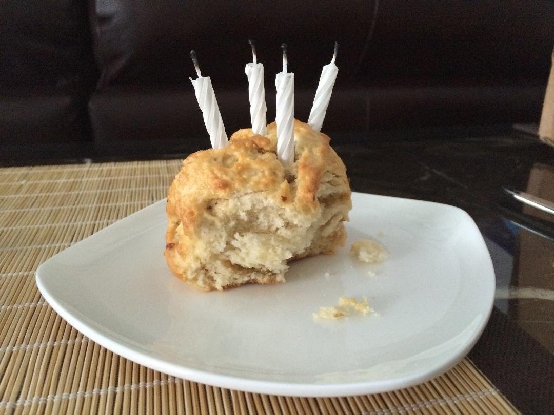 Chocolate is very over rated. It's a happy birthday tea biscuit.