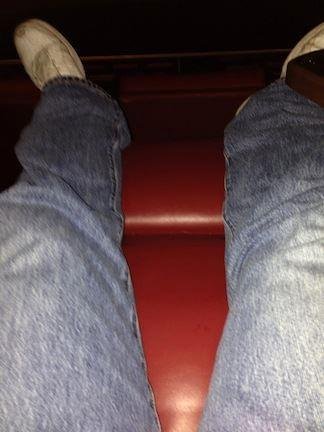 Went to see 300: Rise Of An Empire today at the new theatre in town. Surprise, surprise when you go in to get your ticket you pick out the seat you want, so it's sort of assigned seating. Then I see they have two snack a