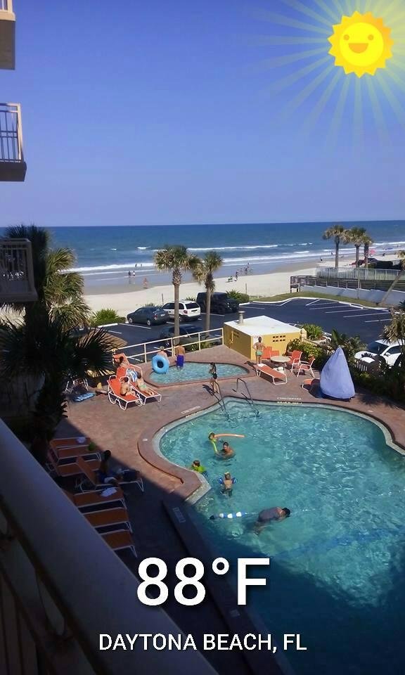 From our balcony