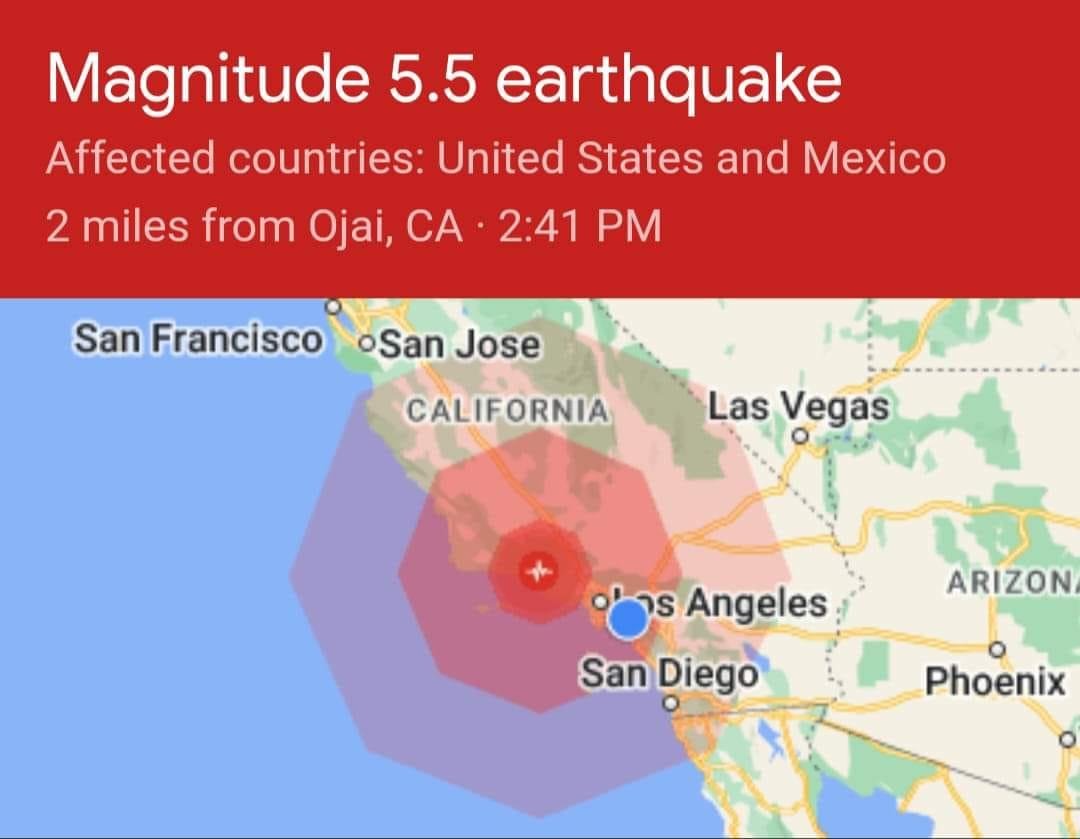 Hurricane killary starting trouble. Adding an earthquake to the mix.