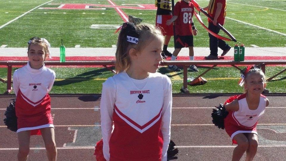 Grand daughter cheerleader at Northview high school just great and the Tigers clench tonight.