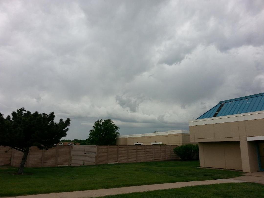Thunderstorms over Wichita, Kansas 5/9/16