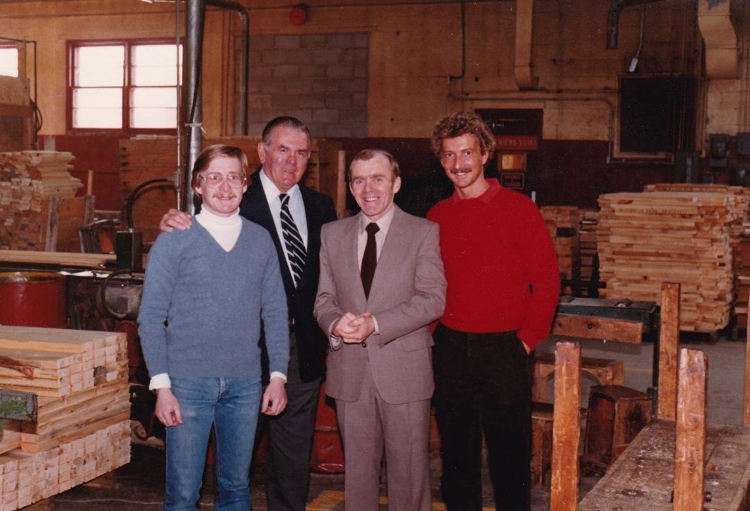 My brother, my dad, and myself with Rocket Richard... Habs sure could use him now!